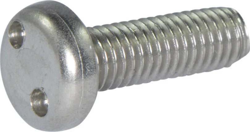 [100 PKG] Machine Screws Pan Head Spanner 18/8 Stainless Steel 1/4-20 X 1