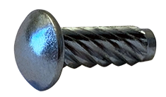 [10000 BULK] U Drive Screws | Round Head | Steel Zinc & Bake | #4 X 3/4