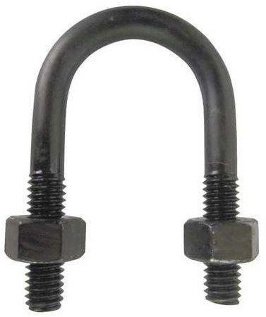 [100 PKG] U Bolts Black Oxide with Two Nuts 5/16 X 3 X 3 11/16