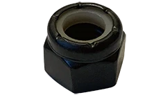 [2000 BULK] Hex Lock Nuts NM NE Nylon Inserts Steel Black Oxide 1/4-20