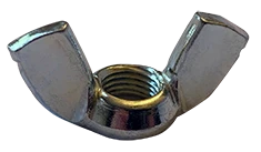 [2000 BULK] Wing Nuts Stamped Steel Zinc Plated 6-32