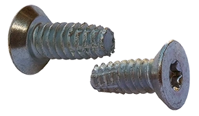 [10000 BULK] Type F Thread Cutting Screws | Flat Undercut Head | Six Lobe Drive | Steel Zinc Plated | #10-24 X 1/2