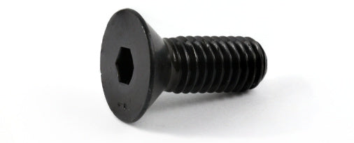 [200 PKG] Cap Screws Flat Socket 18/8 Stainless Black Oxide 10/24 X 1