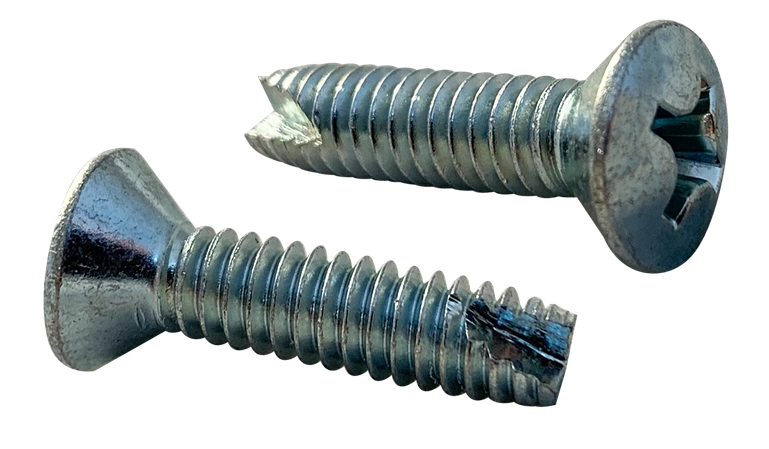 #6-32 X 1/2" Type 23 Thread Cutting Screws | Oval Head Phillips Drive | Steel Zinc & Bake (10000 / Pkg.)