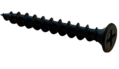 [2000 BULK] Coarse Thread Drywall Screws | Bugle Head | Phillips Drive | Steel Black Phosphate | #8 X 3