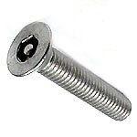 #8-32 X 3/8" Flat Head Cap Screws | Tamper Resistant | Pin-In Socket Drive | 18/8 Stainless Steel (100 / Pkg.)