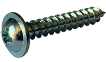 #6 X 3/4" Type A Self Tapping Sheet Metal Screws | Round Washer Head | Phillips Drive | Steel Zinc & Bake (10000/Pkg.)