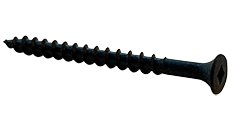 [1000 PKG] Coarse Thread Drywall Screws | Bugle Head | Square Drive | Steel Black Phosphate | #10 X 5