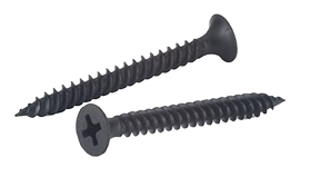 [2000 BULK] Fine Thread Drywall Screws | Bugle Head | Phillips Drive | Steel Black Phosphate | #8 X 3