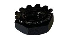 [5000 BULK] Keps Nuts Steel Black Zinc 8-32