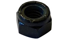 [100 PKG] Heavy Hex Lock Nuts NTU Nylon Inserts Steel Zinc 1/2-13