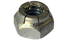 [1000 BULK] Hex Lock Nuts Flex Type Thin Height Steel Cadmium & Wax 6/32