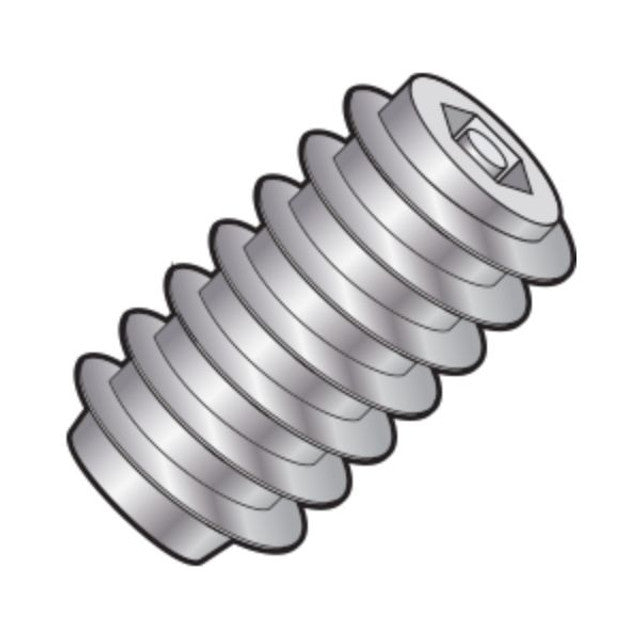 [100 PKG] Set Screws Pin In Socket 18/8 Stainless Steel 1/4-28 X 1/4