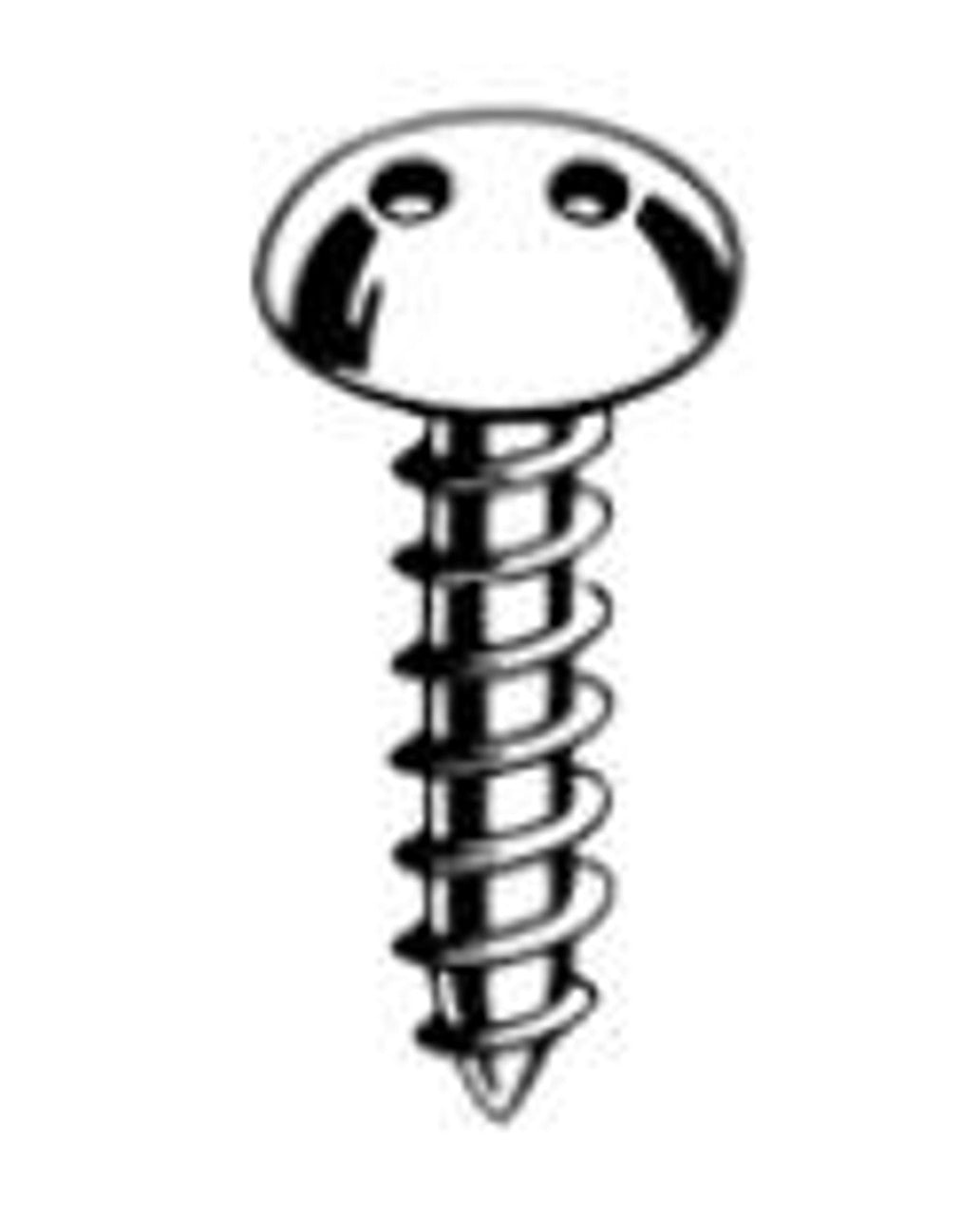[100 PKG] Sheet Metal Screws | Truss Head | Spanner Drive | 18/8 Stainless Steel | #10 X 1-1/4