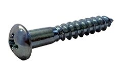 [1000 BULK] Wood Screws Phillips Drive Round Head Steel Zinc Plated #8 X 2 1/4