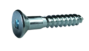 #8-15 X 2-1/2" Wood Screws | Square Drive | Flat Head | 2/3 Threaded | Steel Zinc Plated (1000 / Pkg.)