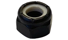 [1500 BULK] Hex Lock Nuts Nylon Insert NM NE 18/8 Stainless Black Oxide 1/4-20
