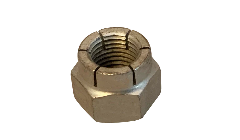 [1000 BULK] Hex Lock Nuts Flex Type Steel Cadmium & Wax 8/32