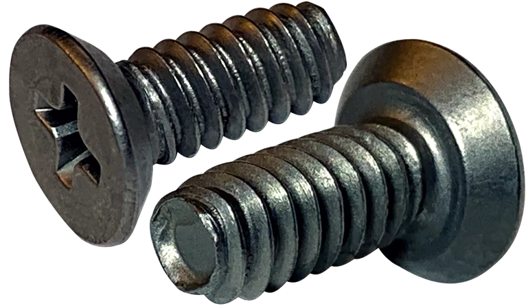 [5000 BULK] Thread Rolling Screws Phillips Flat Undercut Head 18/8 Stainless Steel Tri-Lobe #6-32 X 1/4 Taptite Screws Alternative