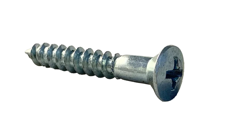 [6000 BULK] Wood Screws Phillips Drive Oval Head Steel Zinc Plated #8 X 3/4