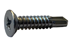 [1000 BULK] Self Drilling Screws Phil Flat Undercut #3 Point 18/8 Stainless 10 X 1
