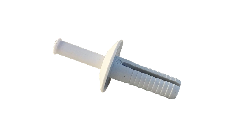 Truss Head Nylon Anchor Rivet, White Nylon, Nylon Pin