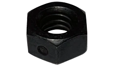 [4000 BULK] Hex Lock Nuts Two Way Steel Black Oxide & Wax 10-24