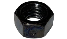 [4000 BULK] Hex Lock Nuts Two Way Steel Black Zinc & Wax 10-24