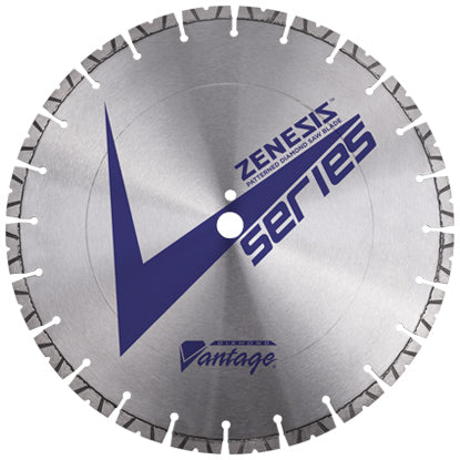 Diamond Vantage 6021EVRWZX4 | 60" x 0.210" x 1" Walk Behind Saw Diamond Blade for Concrete | ZENESIS V2 SERIES PRO 12mm Segments