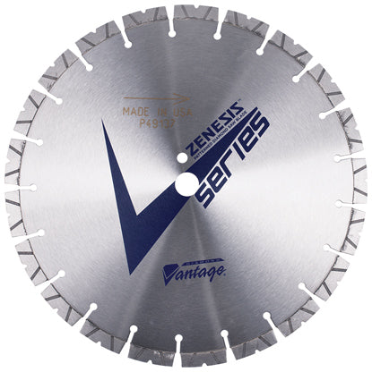 Diamond Vantage 6021EVWZX4 | 60" x 0.210" x 1" Walk Behind Saw Diamond Blade for Concrete | ZENESIS V SERIES PRO 12mm Segments