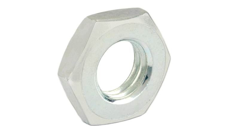 1/2"-20 Hex Jam Nuts | Black Zinc | Steel Zinc Plated (1200 / Pkg.)
