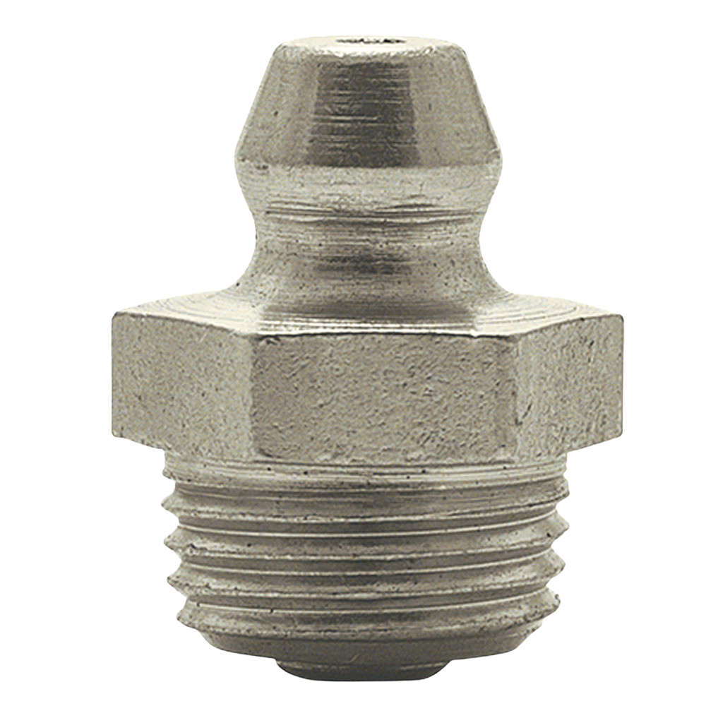 1/8-27 Thread Forming Grease Fitting | Steel Zinc Yellow (300 / Bag)