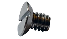 #4-40 X 1/8" Machine Screws | Undercut Flat Head | Slotted Drive | 18/8 Stainless Steel (5000/Pkg.)