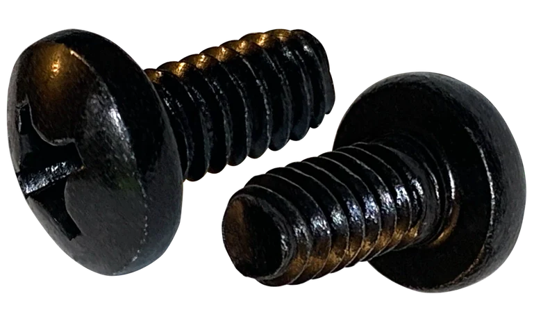 [10000 BULK] Thread Rolling Screws Phillips Pan Head Steel Black Zinc & Waxed Tri-Lobe #8-32 X 3/8 Taptite Screws Alternative