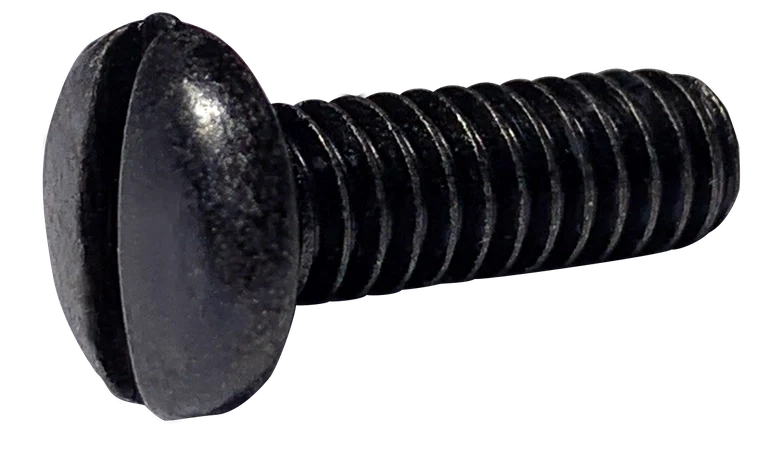 Machine Screws Slotted Pan Steel Black Zinc 4/40 X 1/2