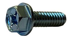 Machine Screws Phil Indented Hex Washer Steel Zinc Plated 10-32 X 3/8