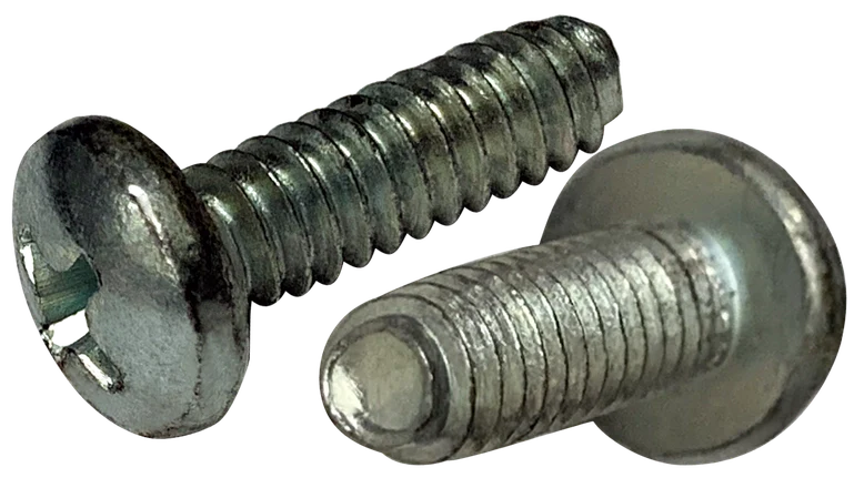 [10000 BULK] Thread Rolling Screws Phillips Pan Head Steel Zinc & Waxed Tri-Lobe #8-32 X 7/16 Taptite Screws Alternative