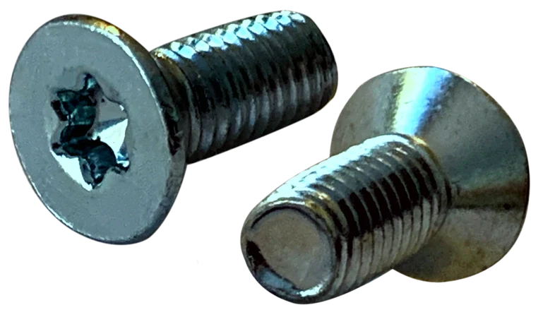 [10000 BULK] Thread Rolling Screws Torx Flat Head Steel Zinc & Waxed Tri-Lobe #8-32 X 3/8 Taptite Screws Alternative