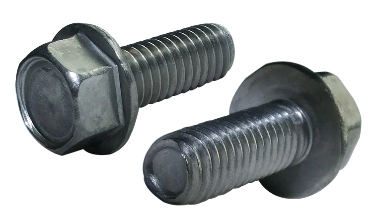 [1000 BULK] Thread Rolling Screws Unslotted Indented Hex Washer Head 18/8 Stainless Steel Tri-Lobe 1/4-20 X 1 Taptite Screws Alternative
