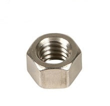 [100 PKG] Hex Jam Nuts 18/8 Stainless Left Hand 1/4-28