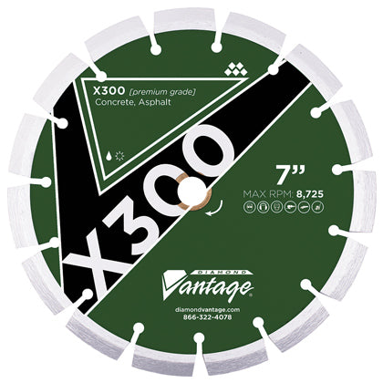 Diamond Vantage 2008EZLAP | 20" x 0.085" x 1" Diamond Blade for Lapidary | X300
