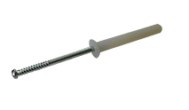 1/4" X 3/4" Anchors | Nylon | Steel Pin White (1000 / Pkg.)