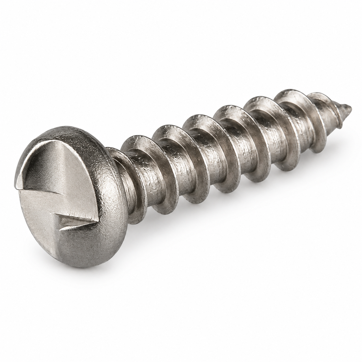 #4 X 3/8" Tamper Resistant Sheet Metal Screws | Round Head One Way Drive | 18/8 Stainless Steel (100 / Pkg.)