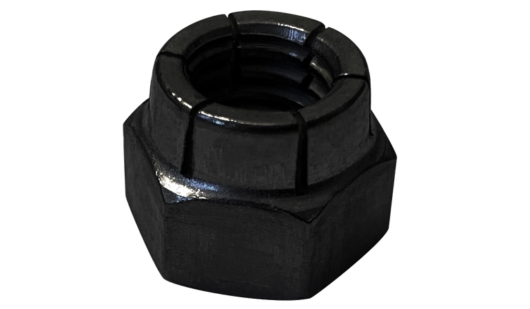 1/2"-13 Lock Nuts | Steel Black Oxide | P/N NYB (400 / Pkg.)