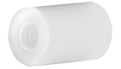 [1000 BULK] Spacers Round Nylon 6/6 5/16 OD X #4 Hole X 3/4 Long