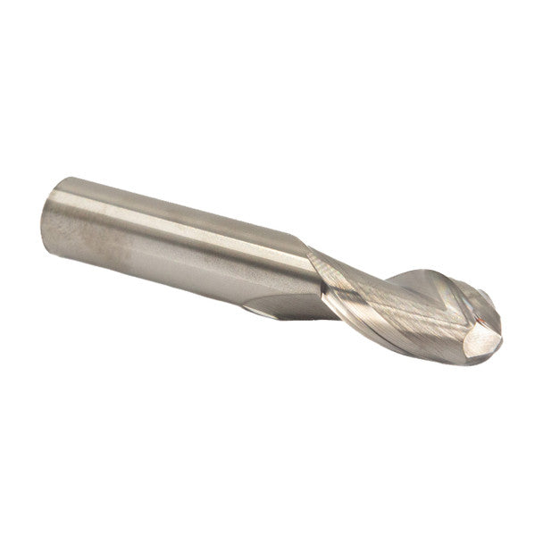 1/8" X 1/2" 2 Flute Single End Ball End End Mill | Solid Carbide | 1/8" Shank | MMO1/8-2FSE-BN