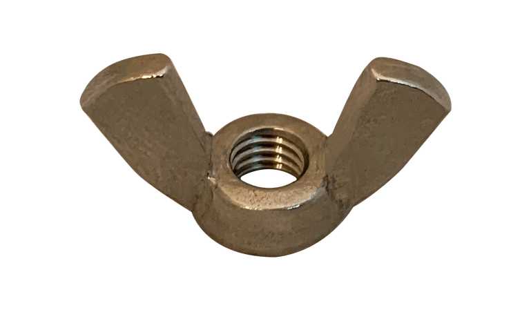1/2"-13 Wing Nuts | Cold Forged | 18/8 Stainless Steel (100 / Pkg.)