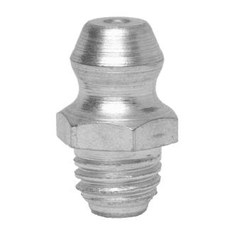 1/4-28 SAE-LT Grease Fitting | Steel Zinc Clear (250 / Bag)