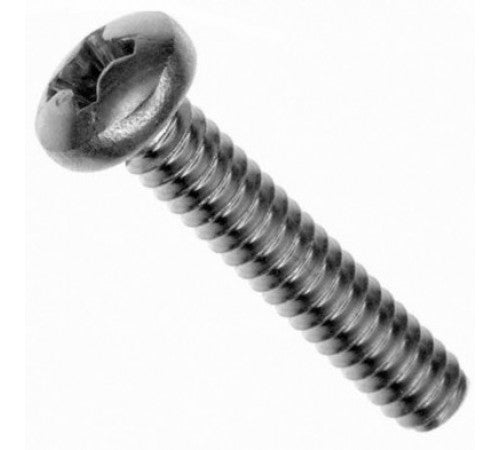 #8-32 X 3" Machine Screws | Round Head | Combination Drive | Steel Zinc Plated (100/Pkg.)