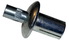 [1000 PKG] Metal to Metal Drive Pin Rivets | Universal Head | Steel/Steel | 3/8 X 3/8